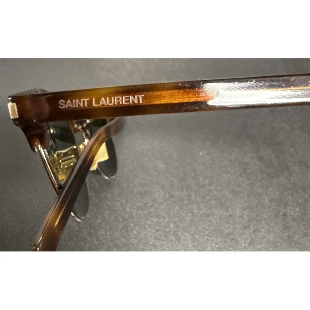 Saint Laurent SL 160 Slim 003 Sunglasses 49-19-145 Tortoise Shell No Case Flaws